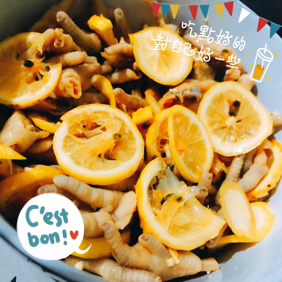 柠檬百香果鸡爪
