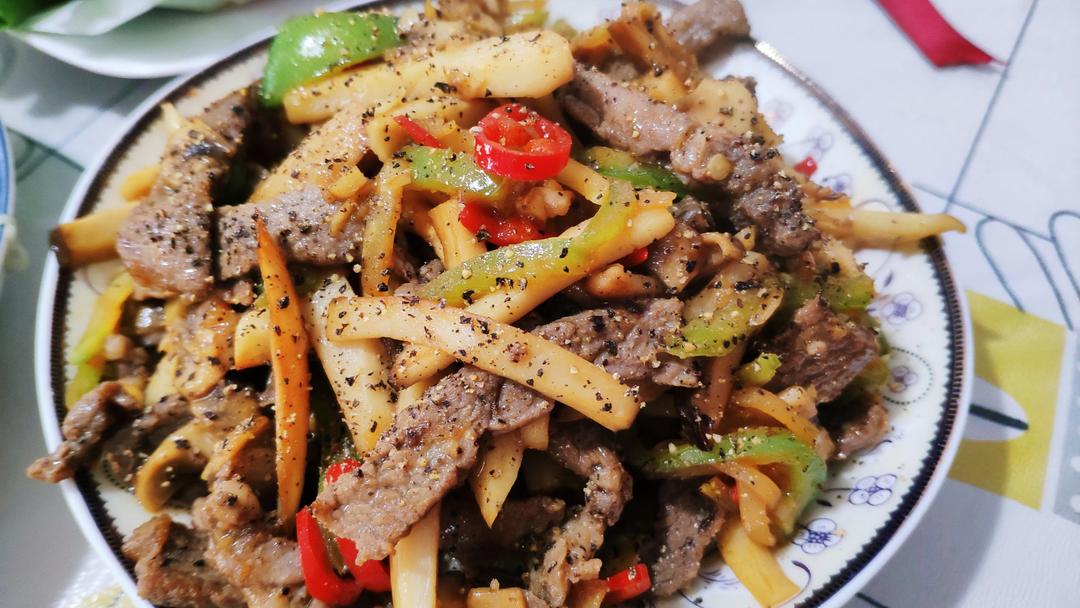 杏鲍菇牛柳
