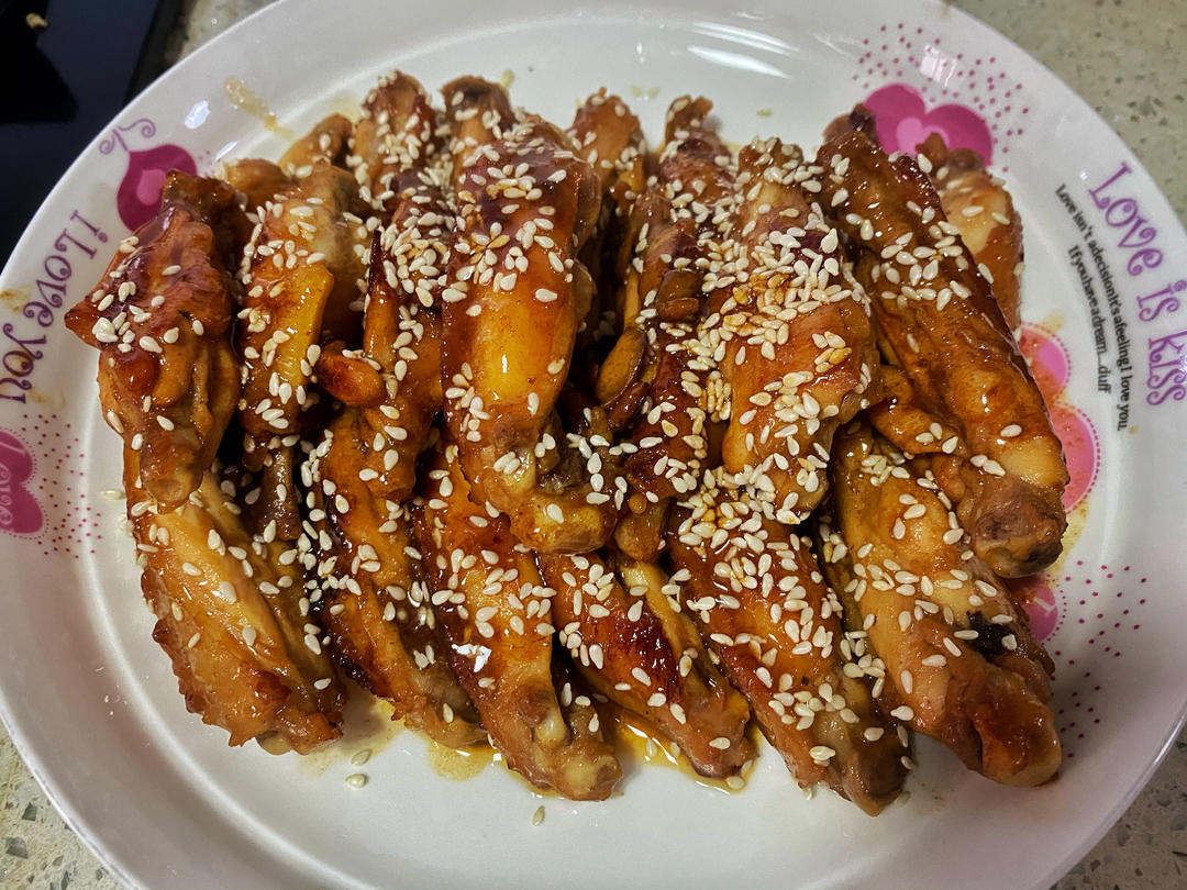 蜜汁鸡翅•不需要蜂蜜的蜜汁鸡翅