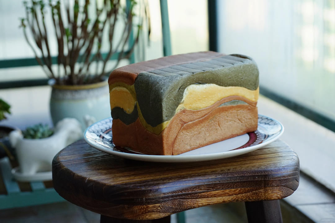 70%中种椰子油迷彩小熊吐司