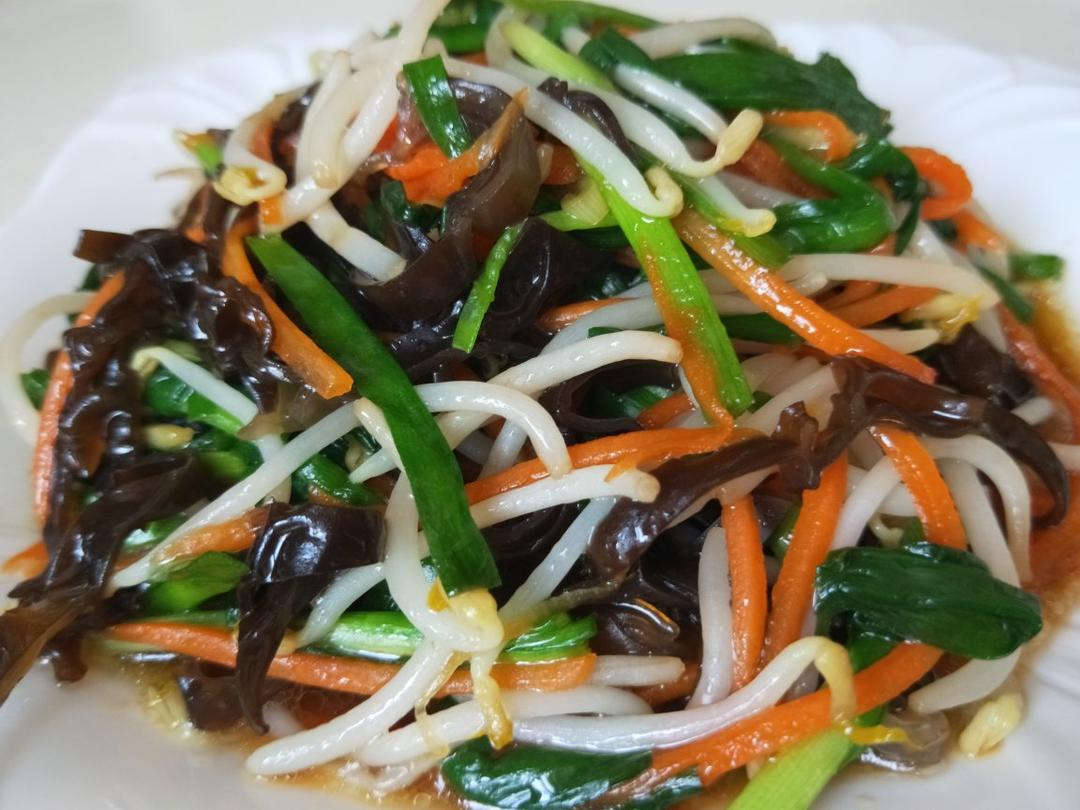 酒店版炒合菜