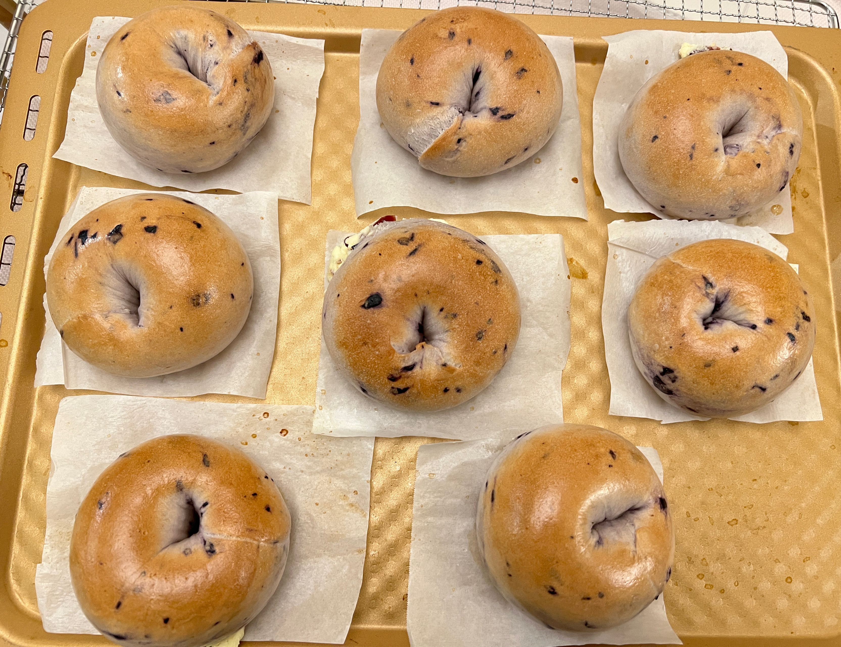 蓝莓乳酪贝果🥯越嚼越香🔥这个配方绝了