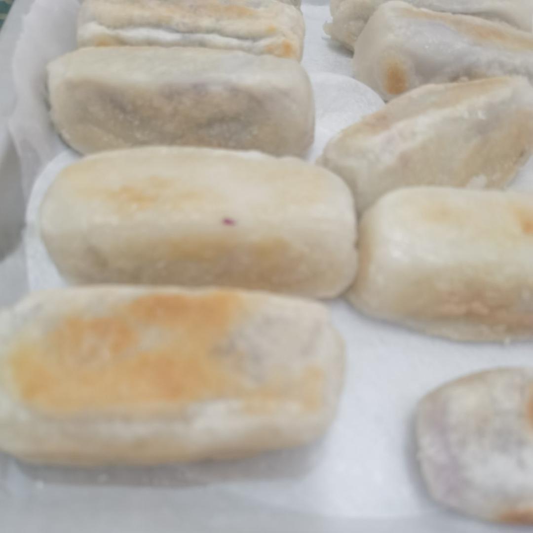 奶香脆皮紫薯饼
