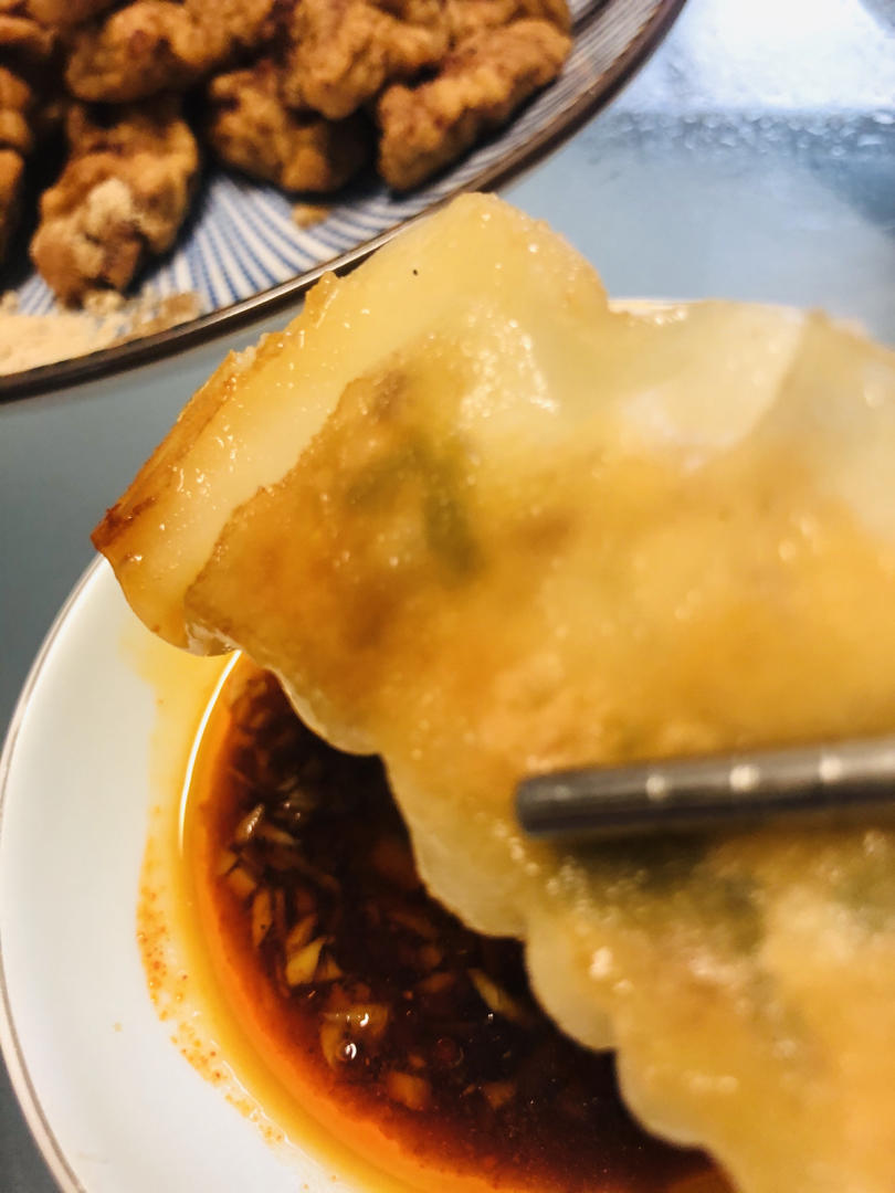 豆腐馅锅贴