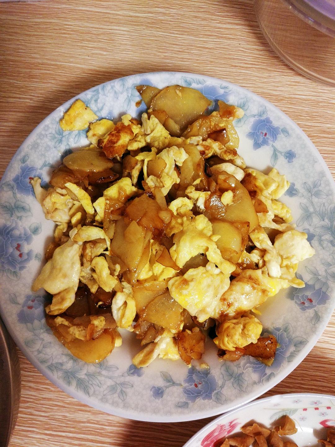 鸡蛋土豆片