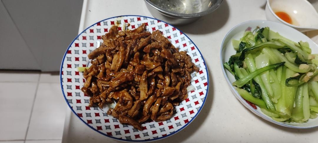 传统做法 京酱肉丝