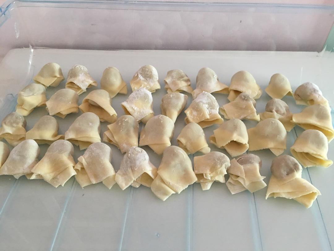 自己做馄饨皮、云吞皮