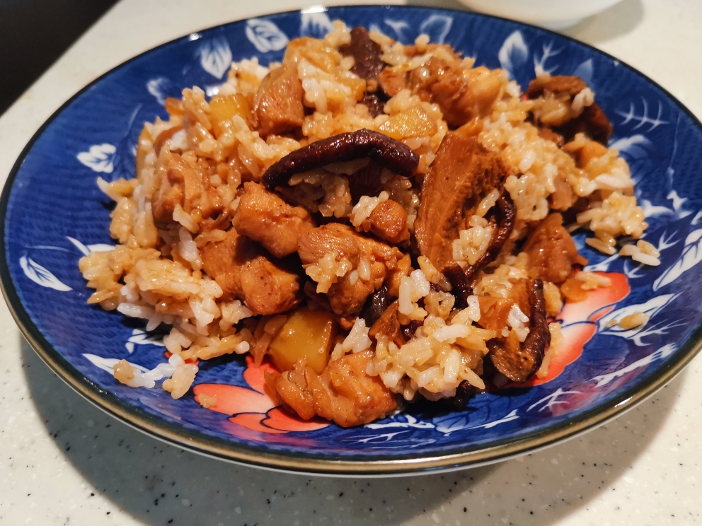 香菇土豆鸡肉焖饭的做法 步骤7