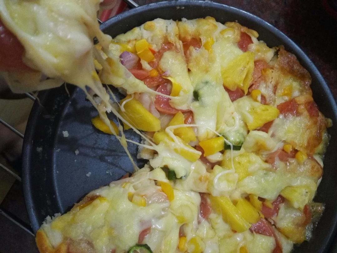 不用酵母的披萨底 No Yeast Pizza Dough