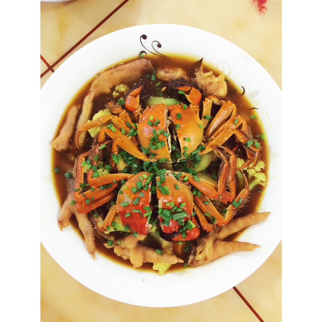明虾肉蟹煲