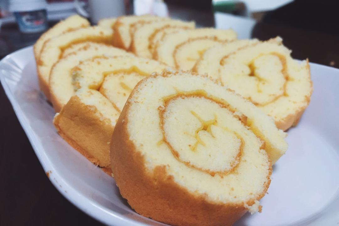 不开裂，不掉皮完美原味蛋糕卷