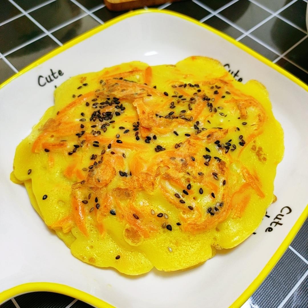 胡萝卜鸡蛋饼