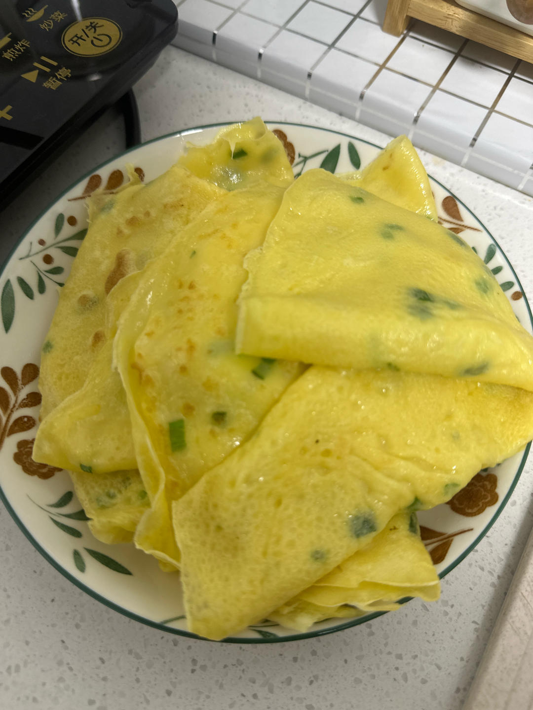 简单快手蔬菜鸡蛋煎饼