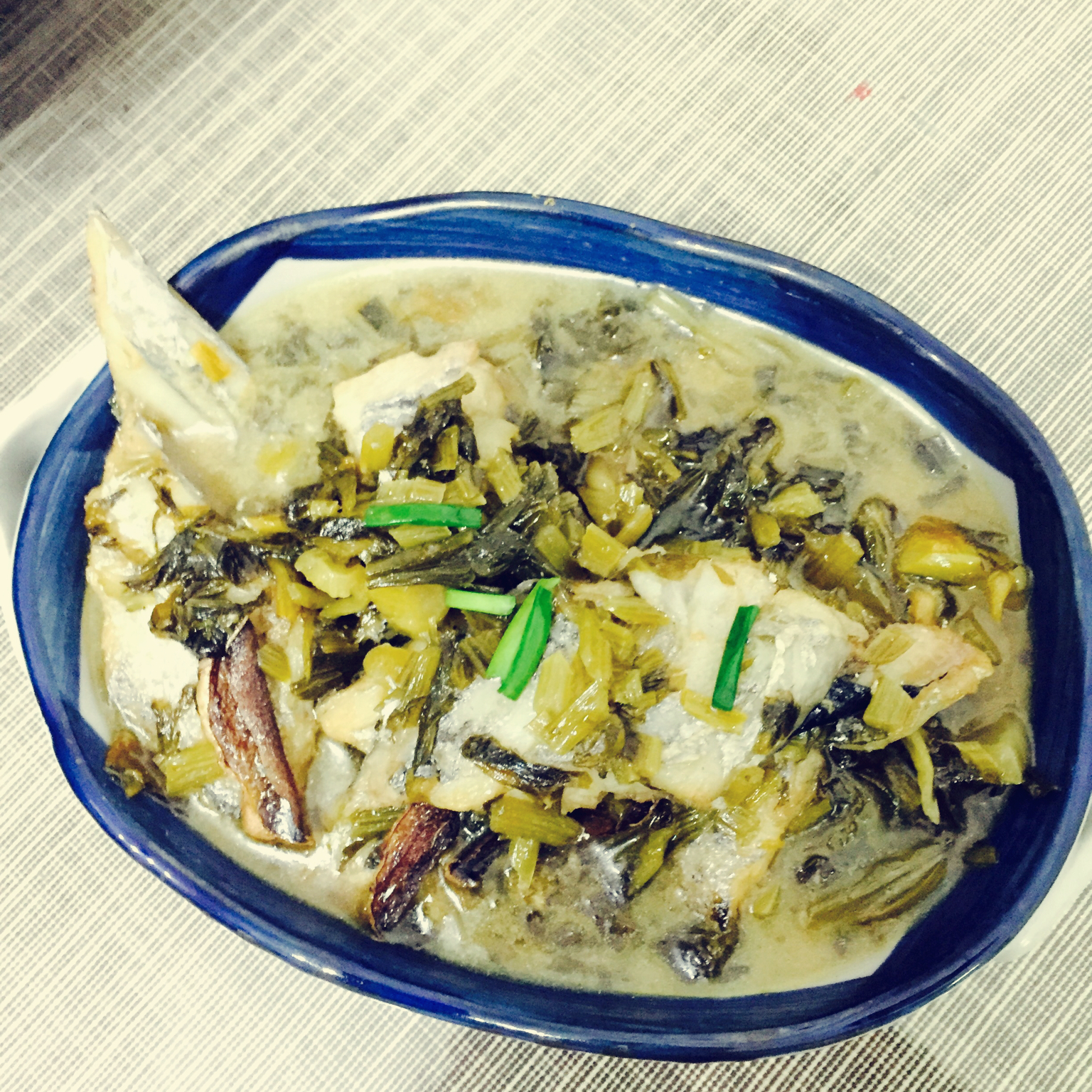 咸菜烧小黄鱼