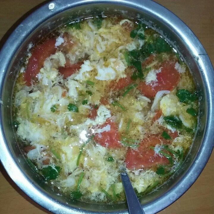 好喝到爆的西红柿鸡蛋汤