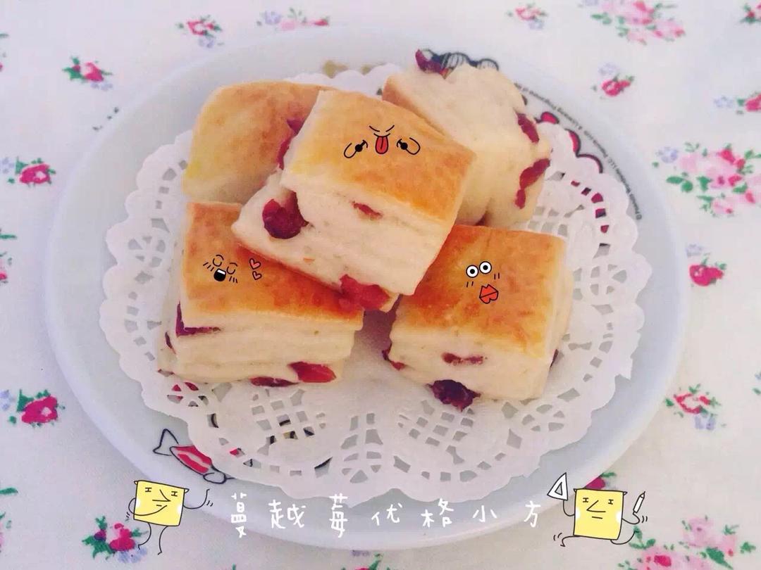 蔓越莓优格小面包块