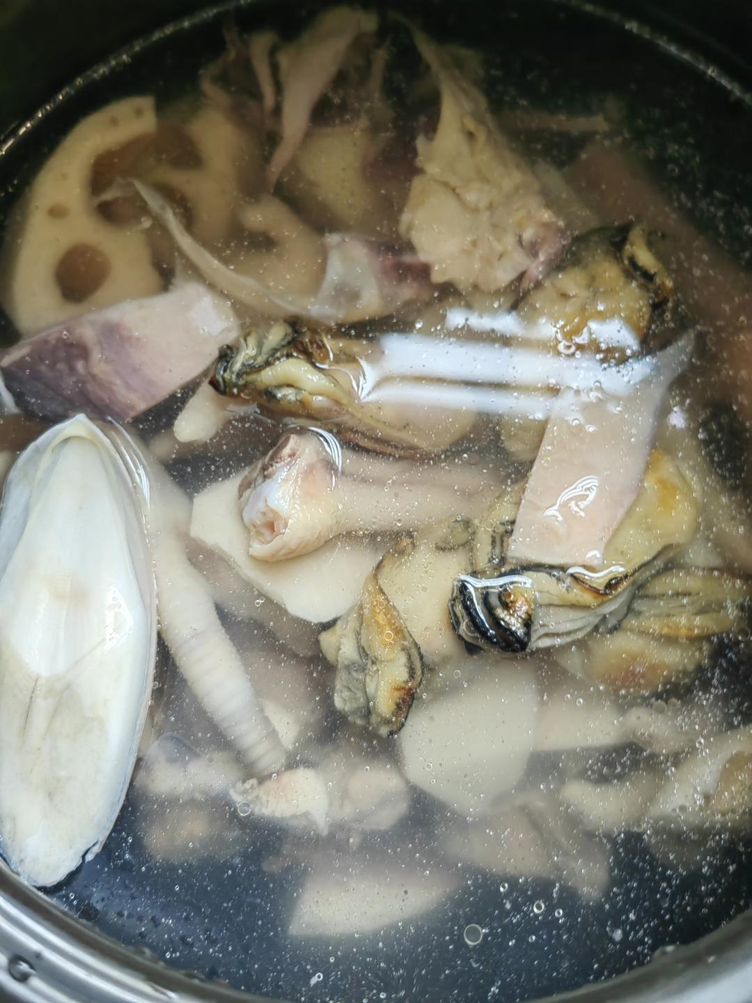 （儿童长高汤）金蚝墨鱼排骨鸡爪汤～李教授汤方