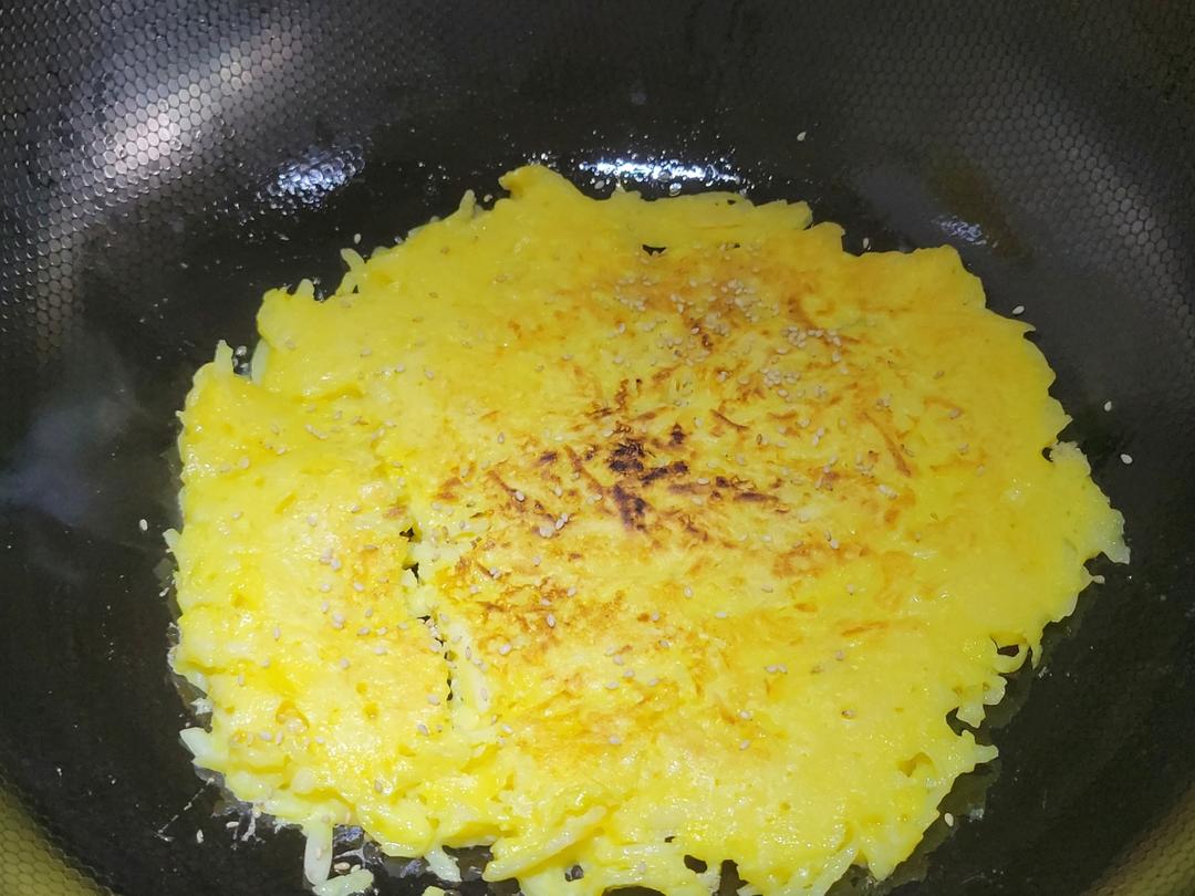 土豆丝鸡蛋饼