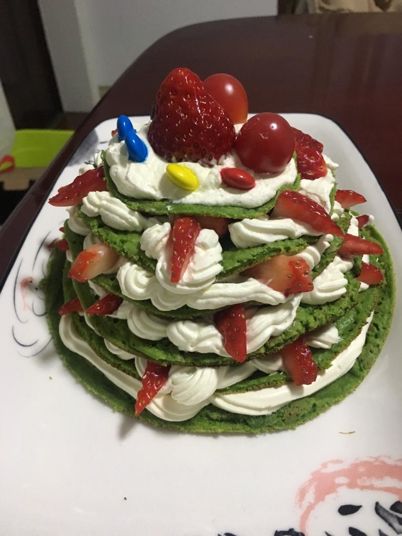 免烤箱❗️高颜值巨好吃的圣诞树松饼蛋糕🎄手把手教你做，让我们一起快乐过圣诞。