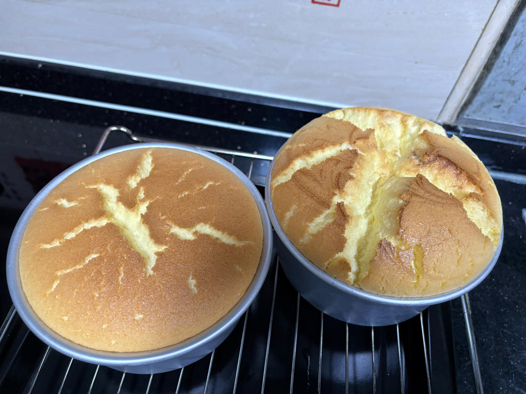 零失敗戚風蛋糕兩個6寸