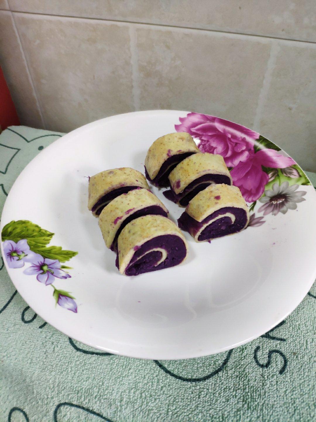 紫薯蛋卷  宝宝健康食谱