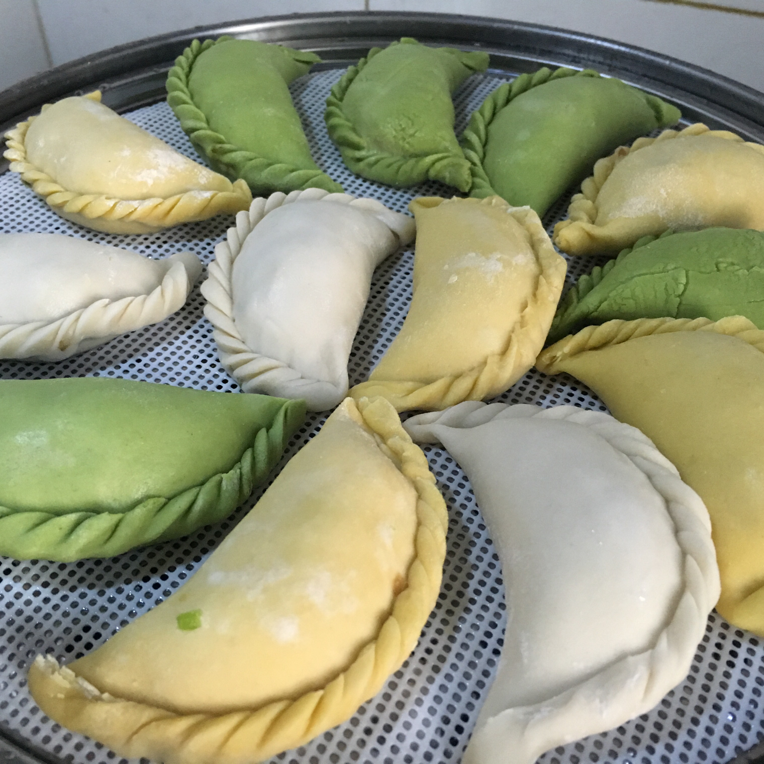 yb豆豆做的花边饺子!