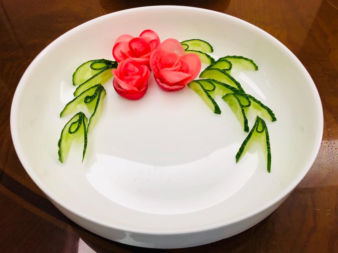 巧做樱桃萝卜花