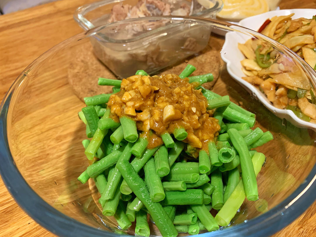 夏日素食凉拌豇豆