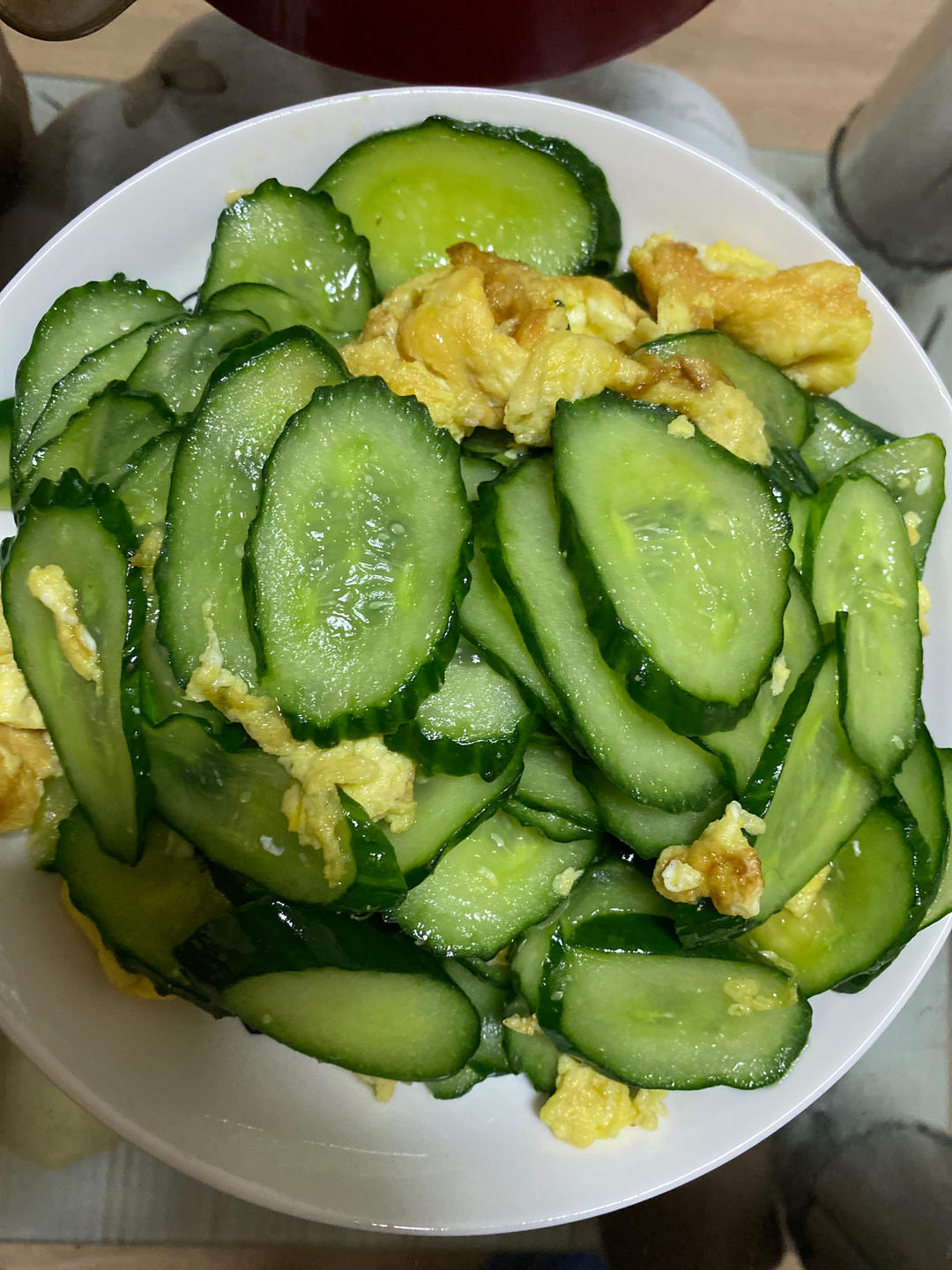 黄瓜炒鸡蛋 （青瓜炒鸡蛋）