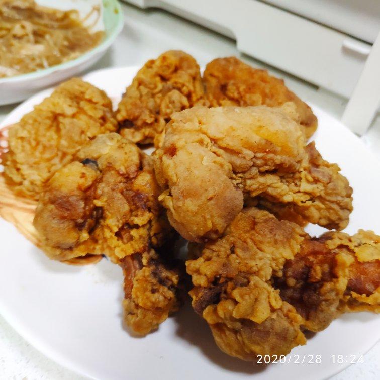 不用炸鸡粉也可以炸出酥脆炸鸡腿