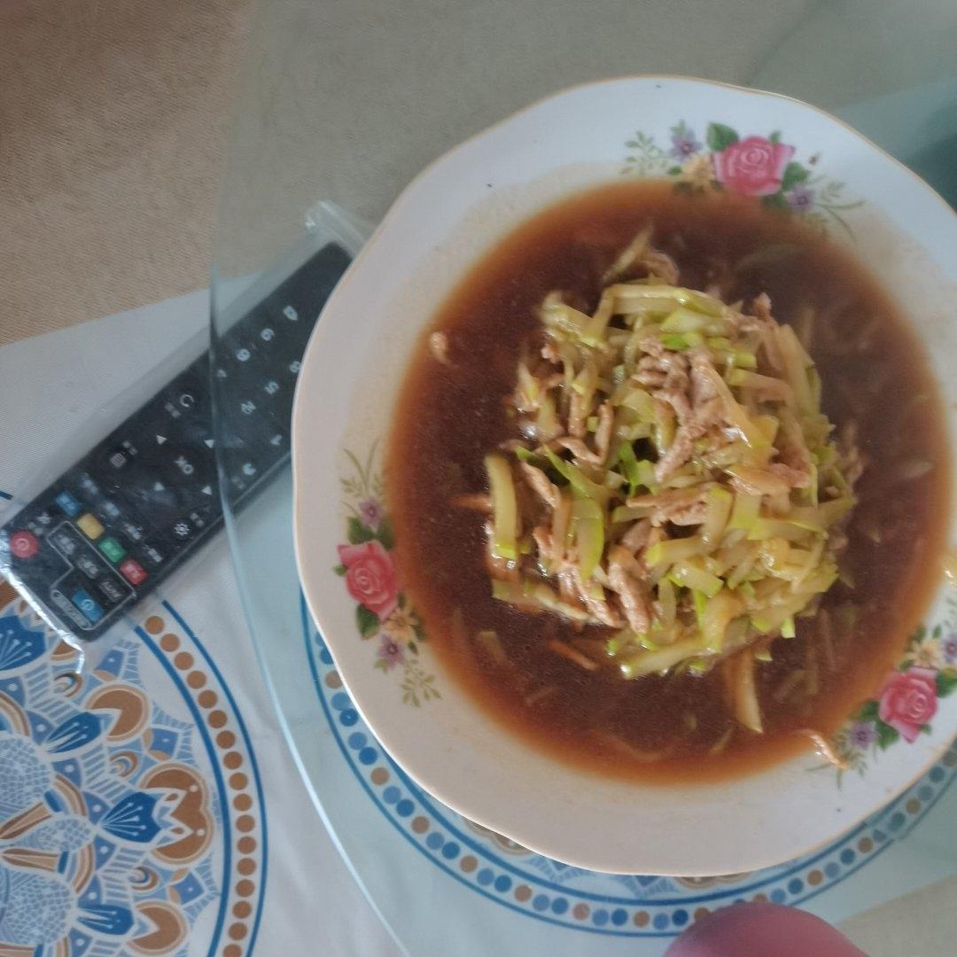 【低油低盐】西葫芦炒肉丝