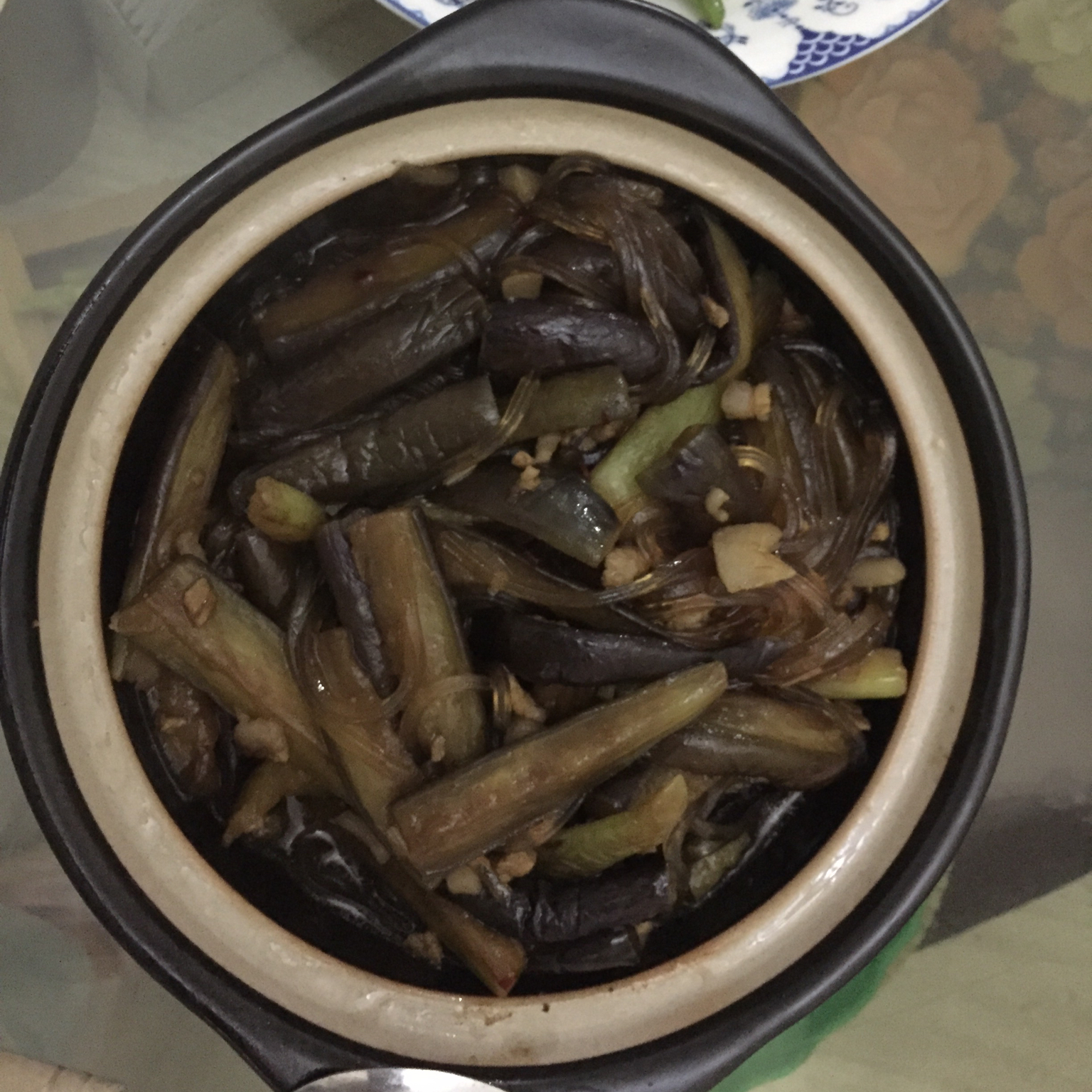 肉末茄子粉丝煲