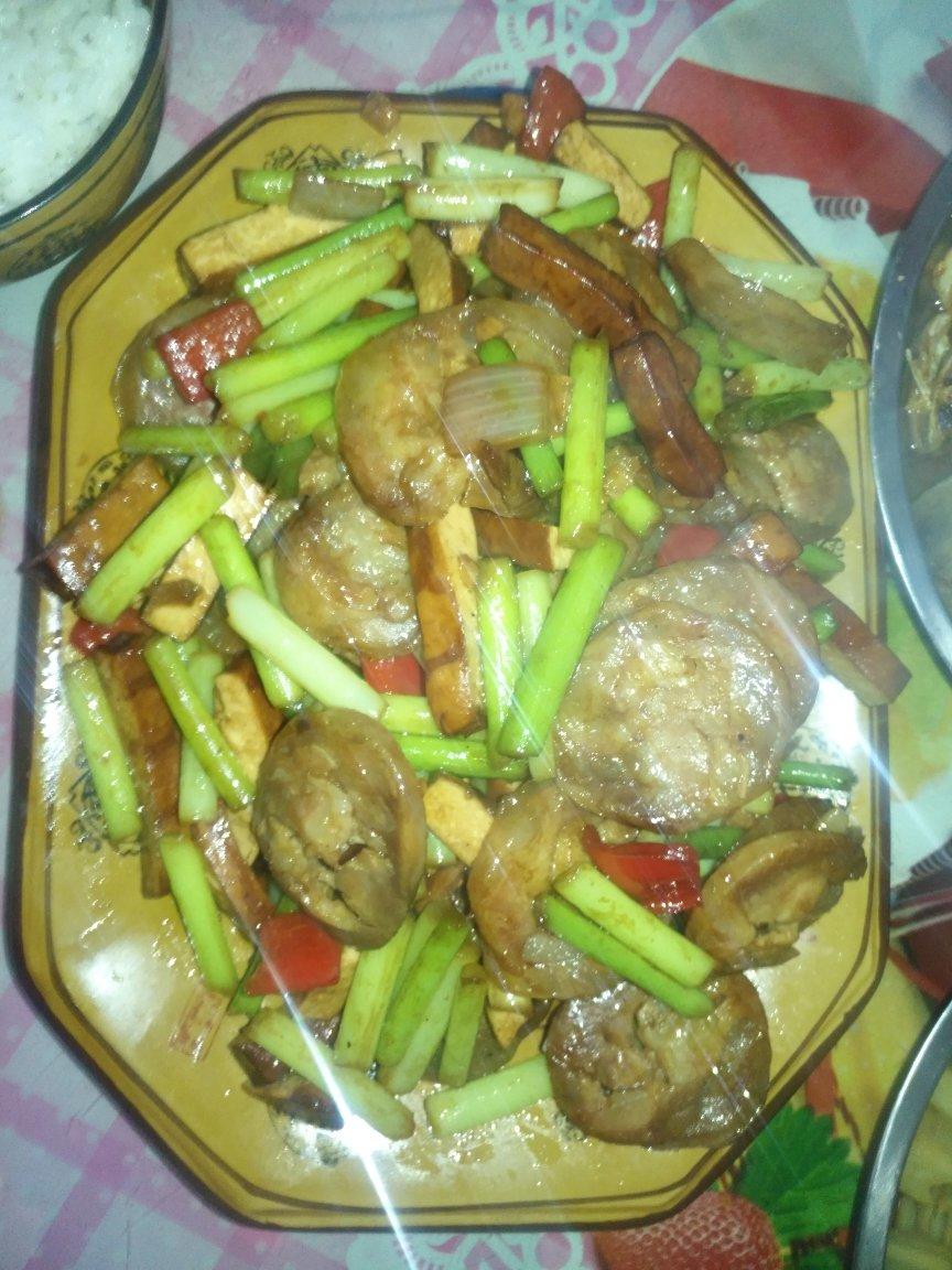 青椒炒香肠