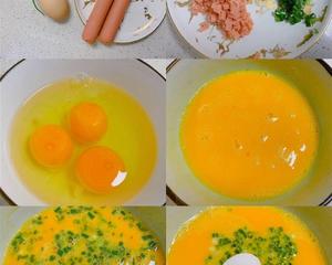 双色鸡蛋卷的做法 步骤1