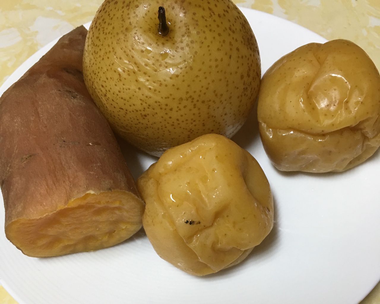 蒸/煮苹果梨红薯的做法
