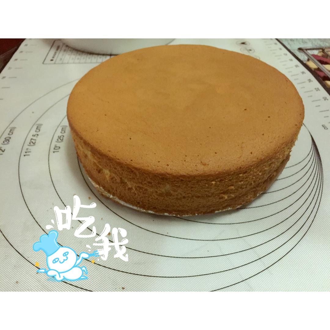 超好记八寸戚风蛋糕（后蛋法）