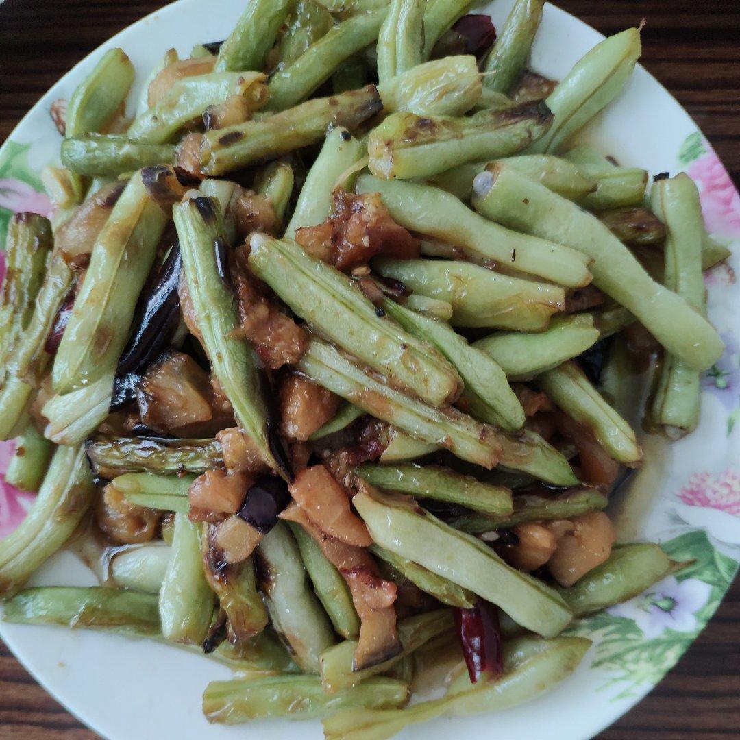 茄子炖豆角