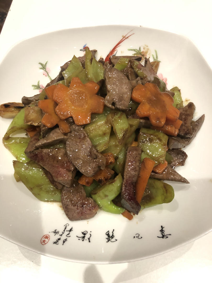 嫩炒猪肝