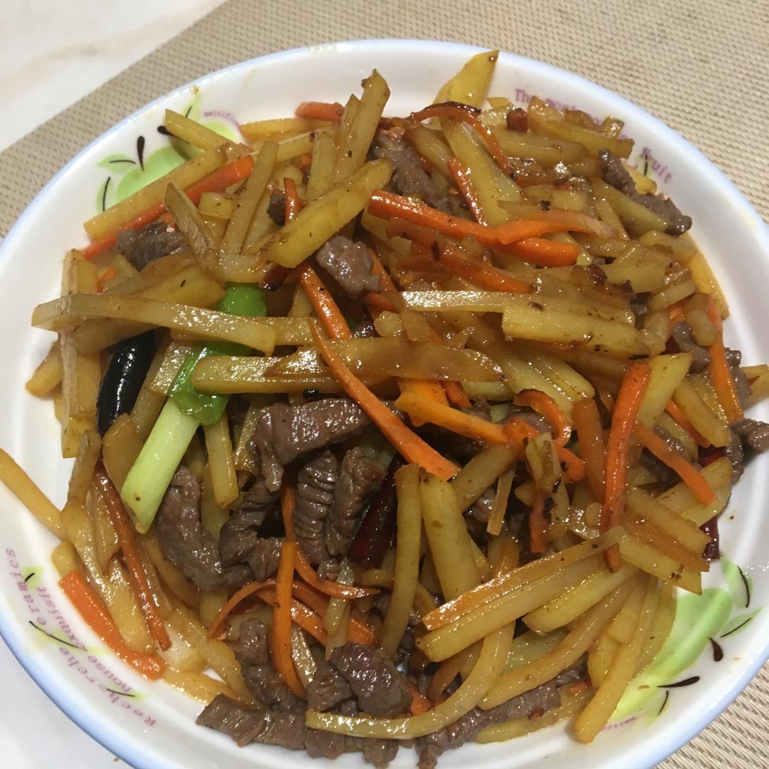 土豆炒牛肉