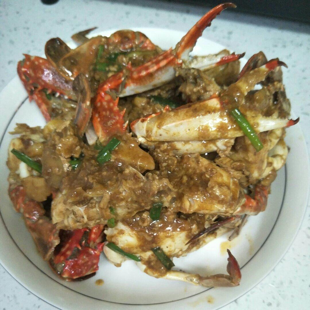 香爆梭子蟹