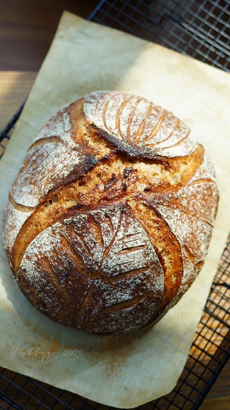 视频教程 天然酵种欧包 基础配方＆制作流程