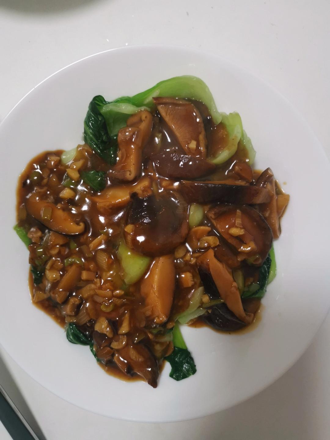 蚝油香菇小油菜