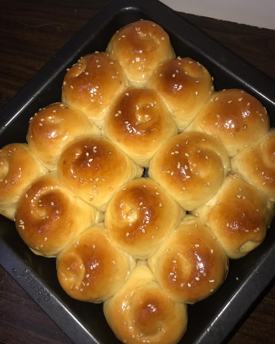 脆底蜂蜜小面包