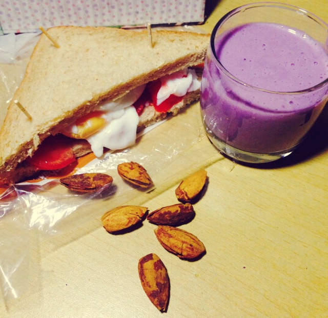 紫薯牛奶饮