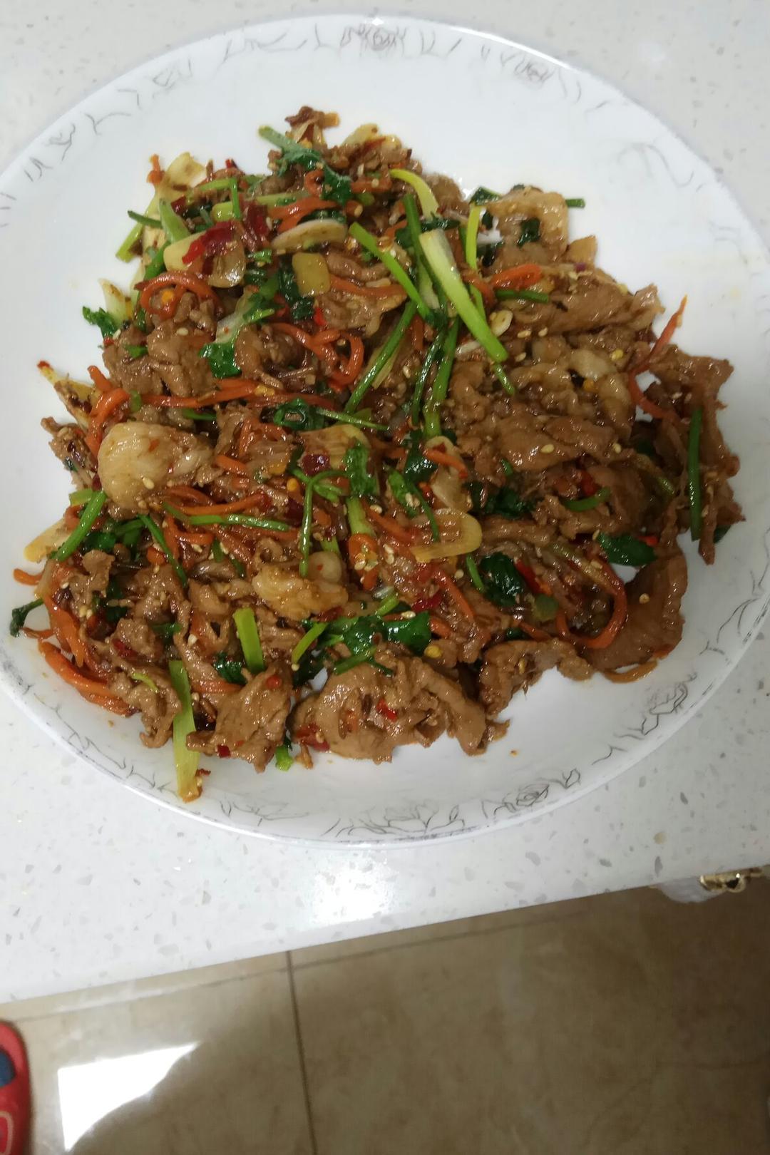 孜然羊肉片