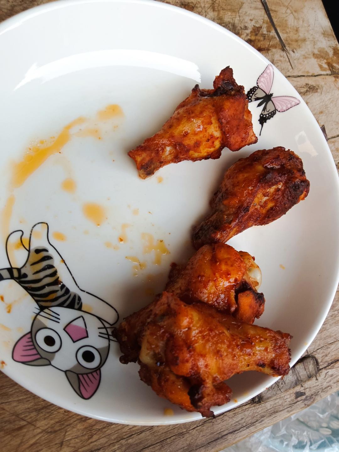 空气炸锅烤奥尔良小鸡腿🍗（鸡翅根）