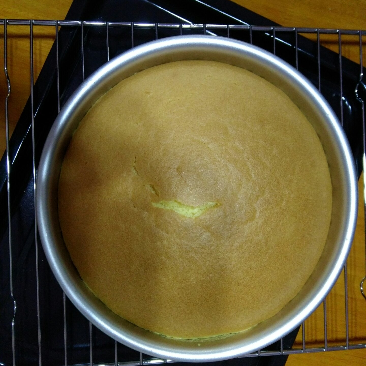 烤箱做蛋糕（戚风蛋糕的做法）