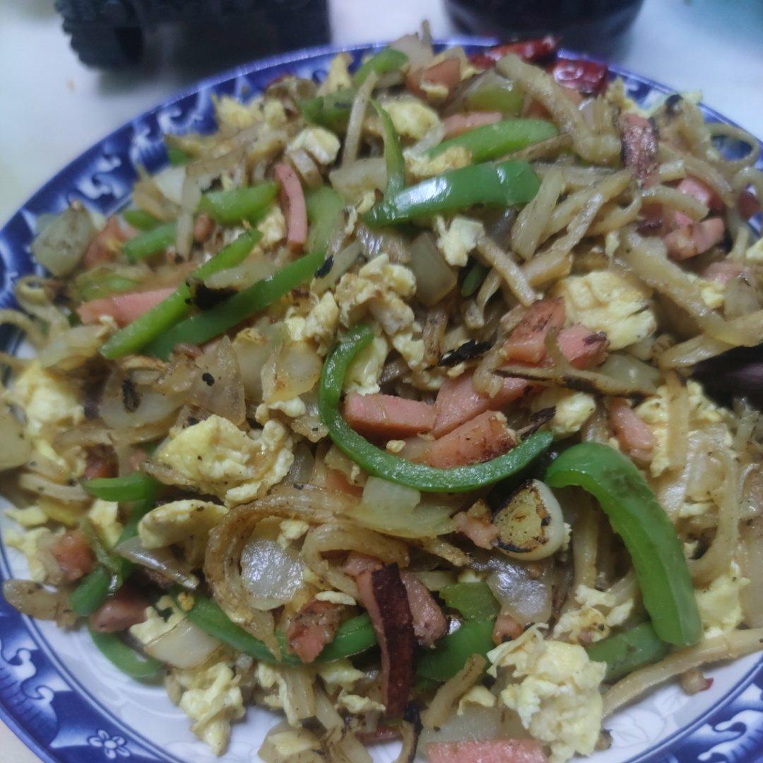 直击灵魂的炒饼丝~