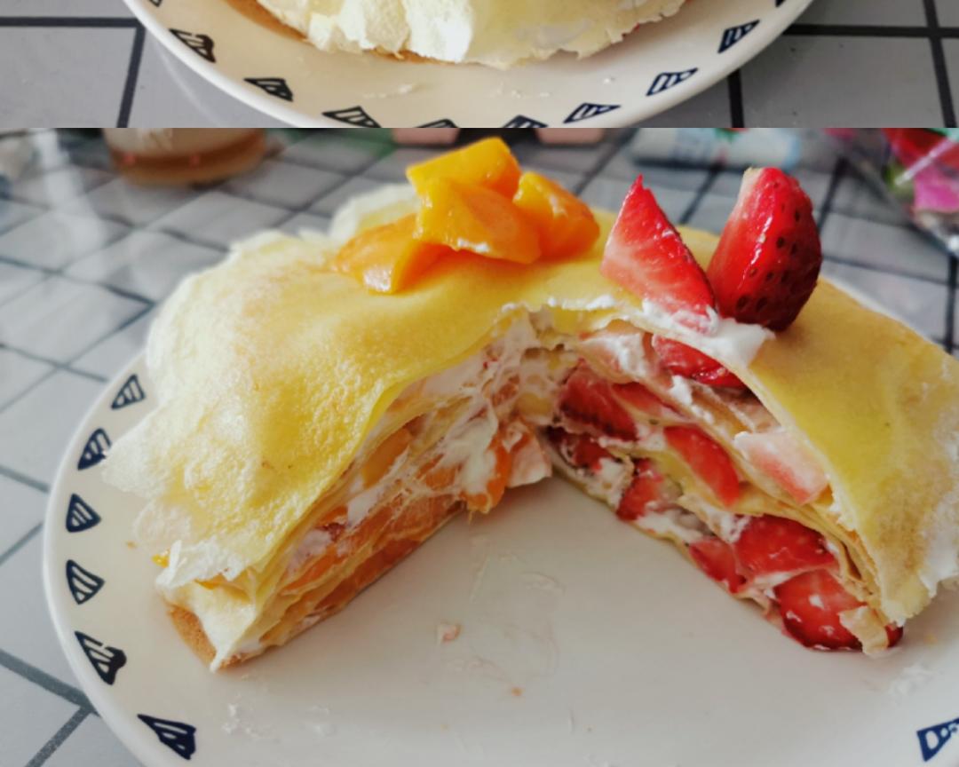 双拼千层（芒果千层/班戟➕草莓千层/班戟）