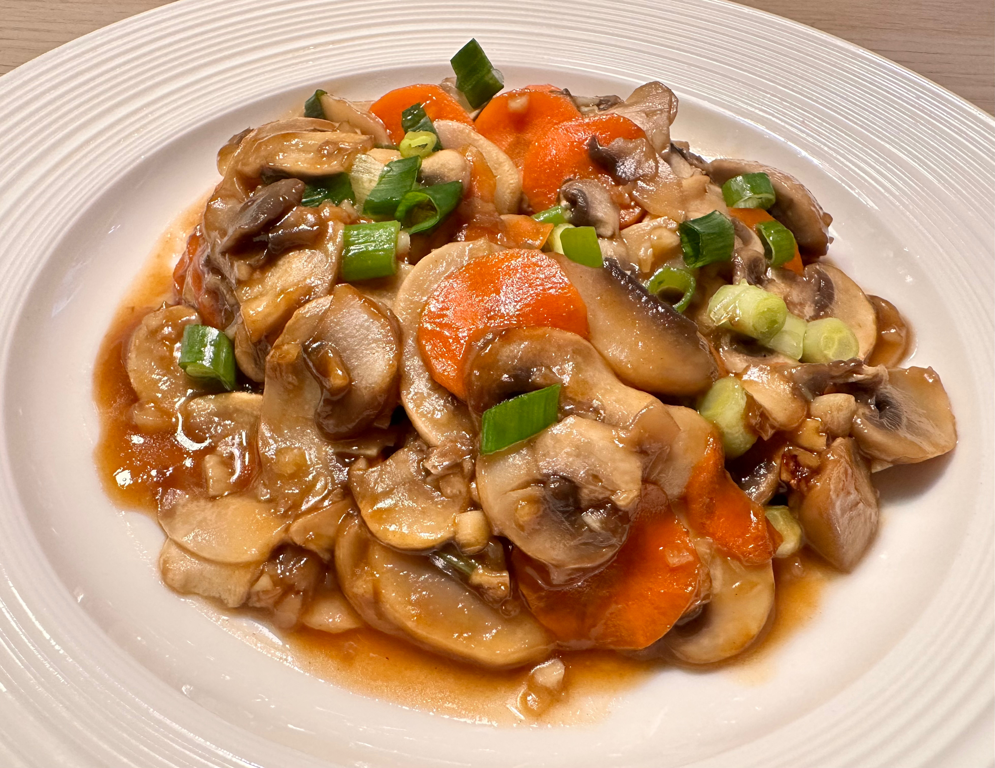 减脂餐|超鲜美的耗油蘑菇，简单好吃～